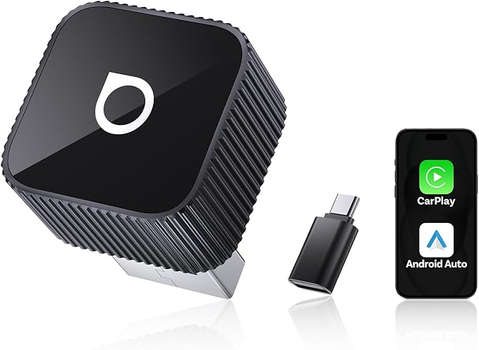 Wireless Car Connectivity Adapter 2-in-1
