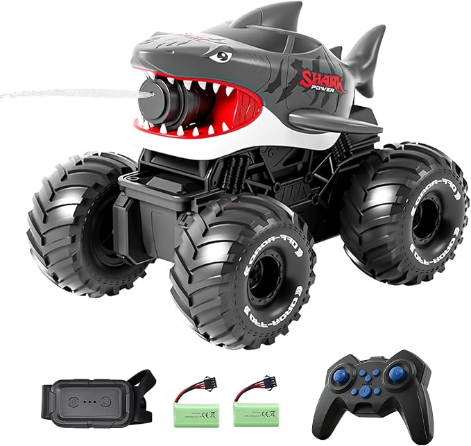 Remote Control Monster Truck with Water Blaster