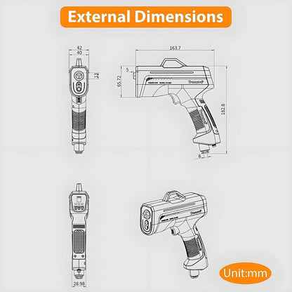 Ionizing Air Duster Gun with Anti-Static Technology