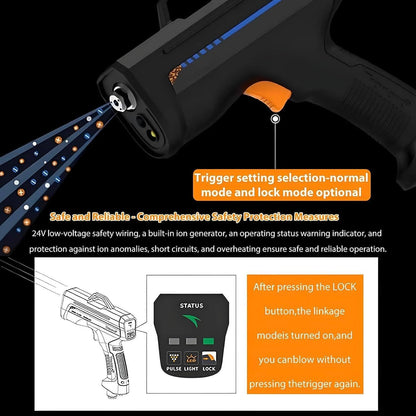 Ionizing Air Duster Gun with Anti-Static Technology