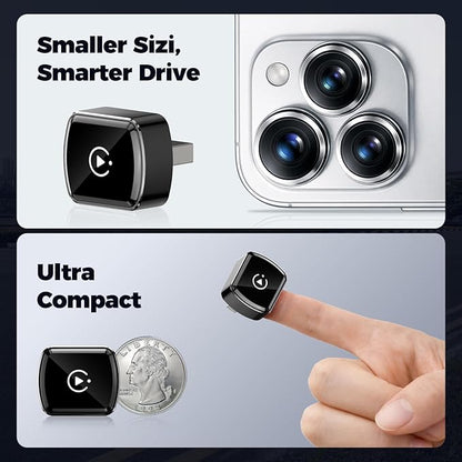 Wireless Car Connectivity Adapter with Screen Casting