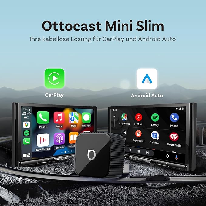 Wireless Car Connectivity Adapter 2-in-1