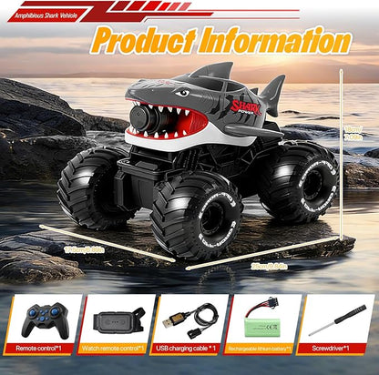 Remote Control Monster Truck with Water Blaster