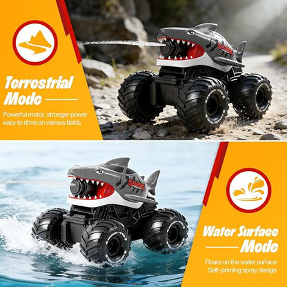 Remote Control Monster Truck with Water Blaster